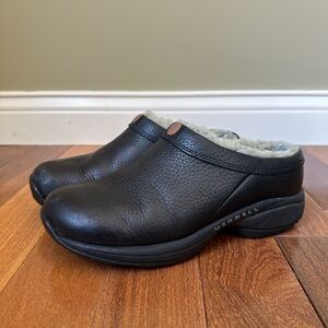 Merrell Women’s Jungle Primo Black Comfort Slip On Shoes Size 7.5 Casual Leather